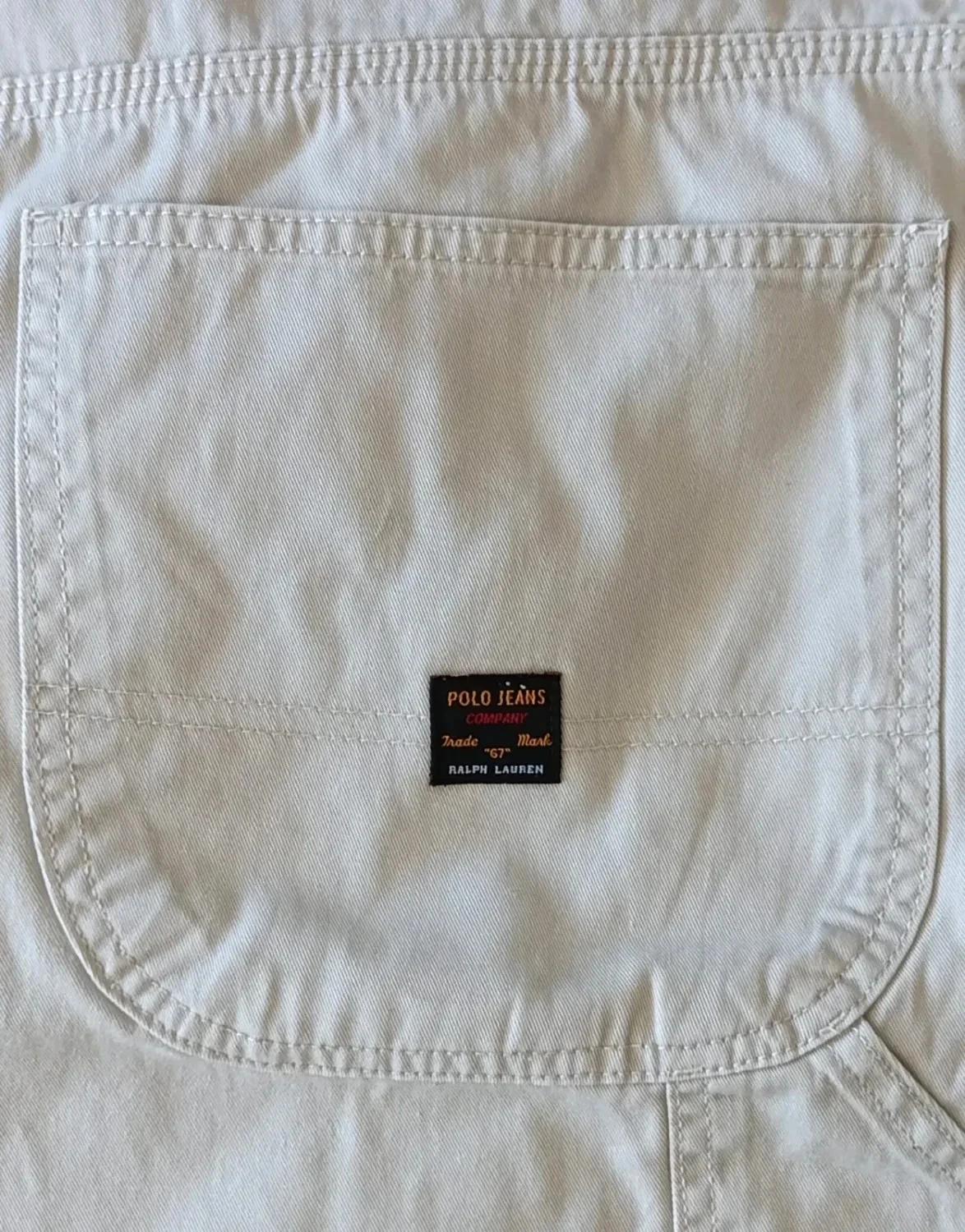 Short Polo Jeans Co Ralph Lauren cargo beige Taille 34 – photo 8